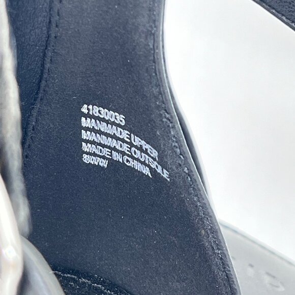 Torrid Black Faux Leather Chunky Heel - Size 8WW - Picture 11 of 12